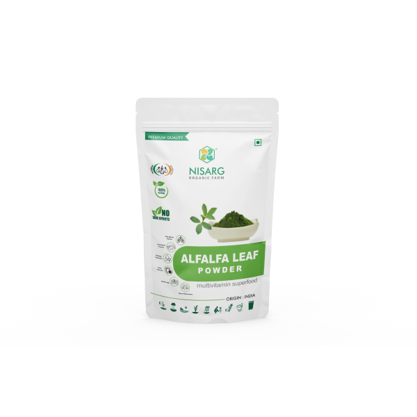 Nisarg Organic Alfalfa Leaf Powder 100g 