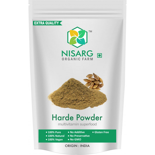 Nisarg Organic Harde/ Haritaki Powder 100g 