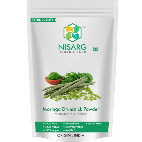 Nisarg Organic Moringa Drumstick Powder 200g 