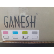 Ganesh craze stainless steel lonch box set senior(900ml+200ml approx)